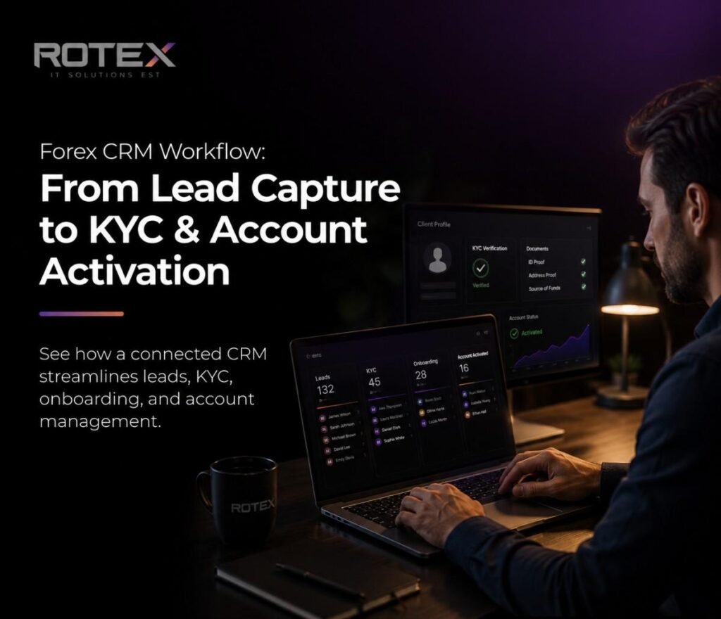 forex CRM workflow